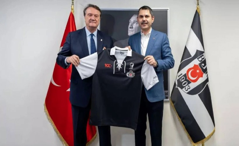 Murat Kurum'dan Beşiktaş'a ziyaret