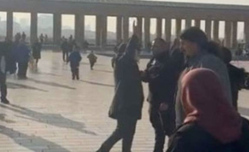 Skandal görüntüler: Anıtkabir'de şeriat sloganları! Şüpheli tutuklandı