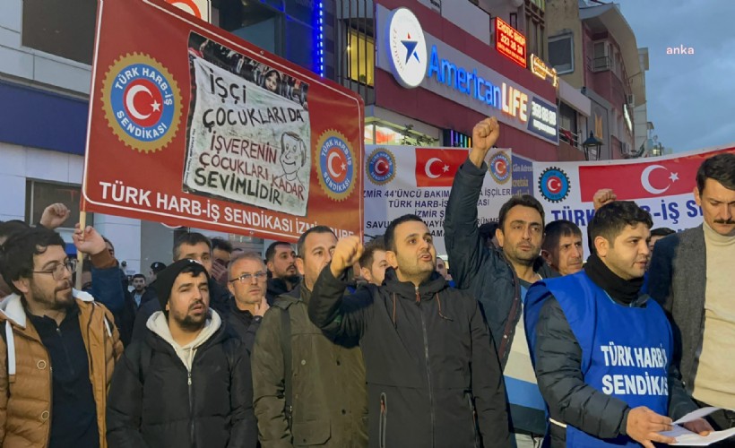 Türk Harb-İş İzmir Şubesi'nden eylem