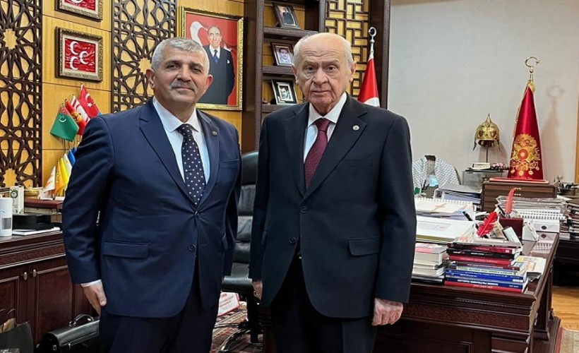 Veysel Şahin, MHP Lideri Bahçeli'yi ziyaret etti