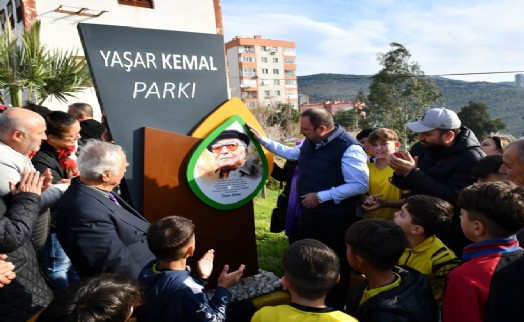 Yaşar Kemal Parkı Çiğli'de törenle açıldı