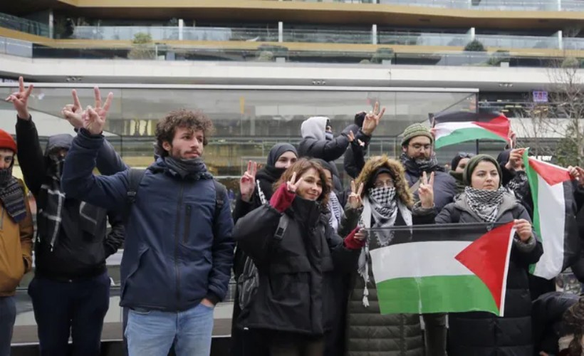 Zorlu'nun İsrail'le ilişkilerini protesto edenlere gözaltı