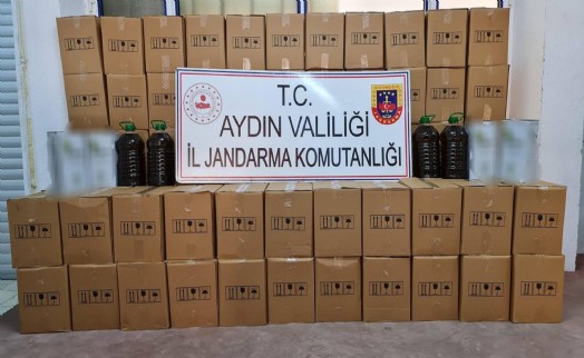 Aydın'da 1820 litre sahte zeytinyağı ele geçirildi