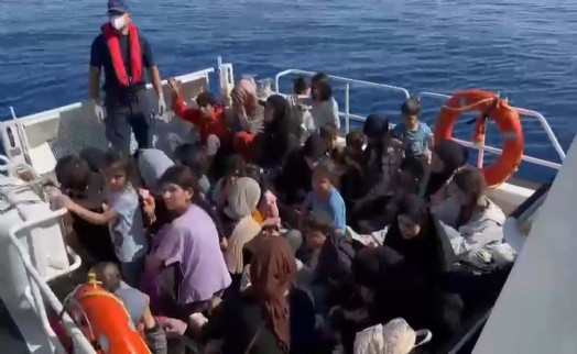 Bodrum'da 93 kaçak göçmen yakalandı