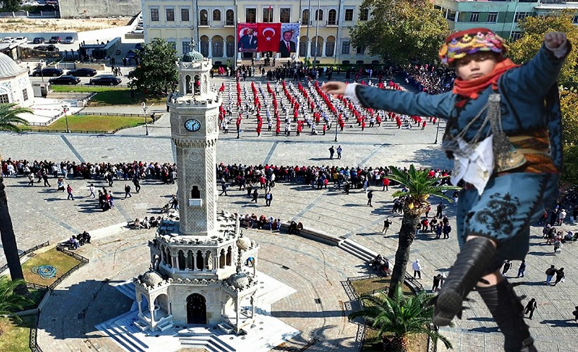 İzmir'de Cumhuriyet'in 101’inci yılı kutlamaları başladı