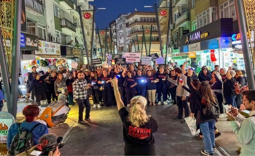 Kırık Saçlar Menemen'de yürüdü: Kadınlardan iktidara 6284 ve İstanbul Sözleşmesi için çağrı