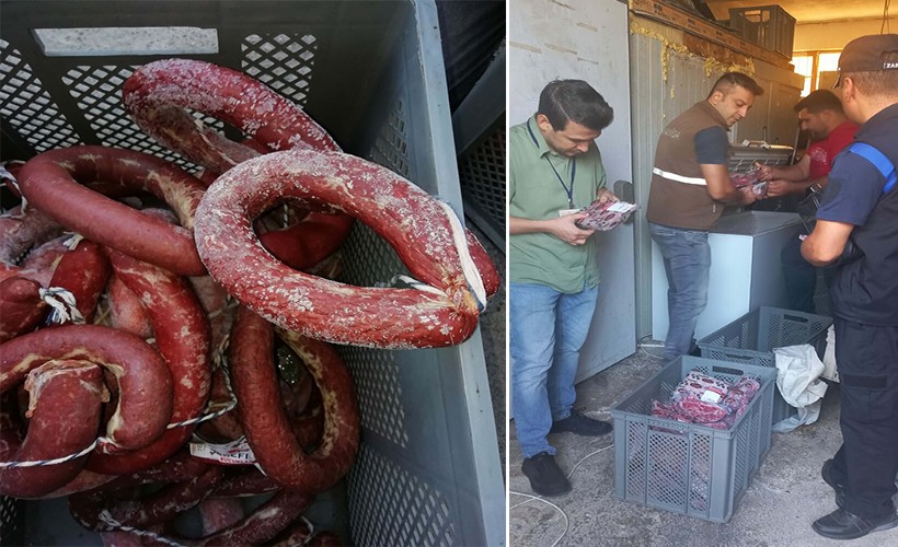 Manisa'da denetim; tarihi geçmiş ürünler imha edildi