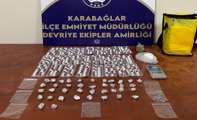 17 yaşındaki çocuk, uyuşturucu bulunan çantayı parktaki çöp kutusunda sakladı