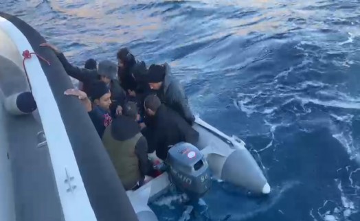 Bodrum'da 9 kaçak göçmen yakalandı