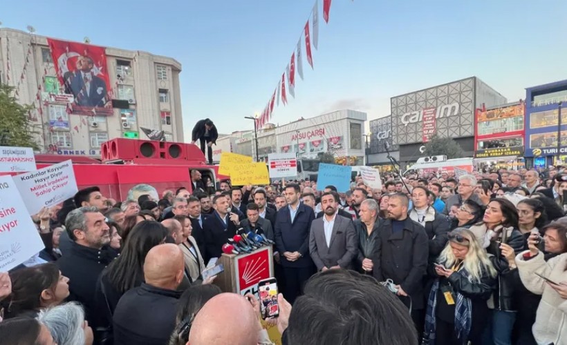 CHP, Esenyurt'ta 'Adalet Nöbeti' başlattı: 'Suç duyurusunda bulunacağız'