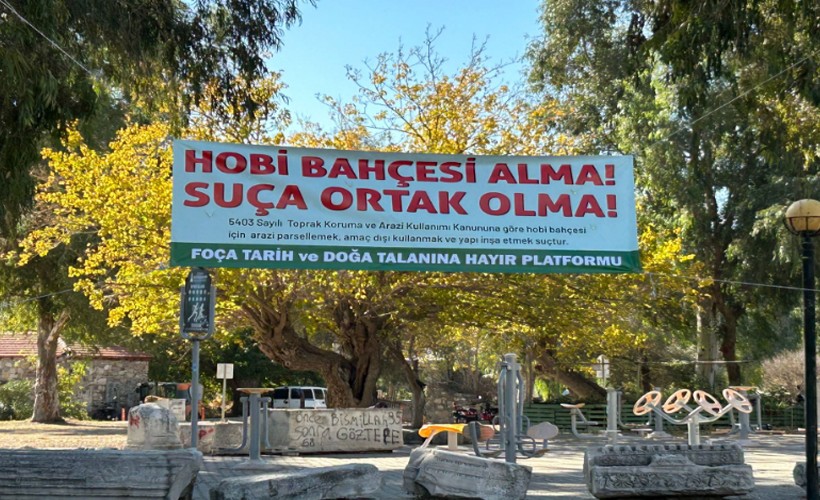 Foça’da tarım alanlarındaki hobi bahçelerine karşı mücadele başladı