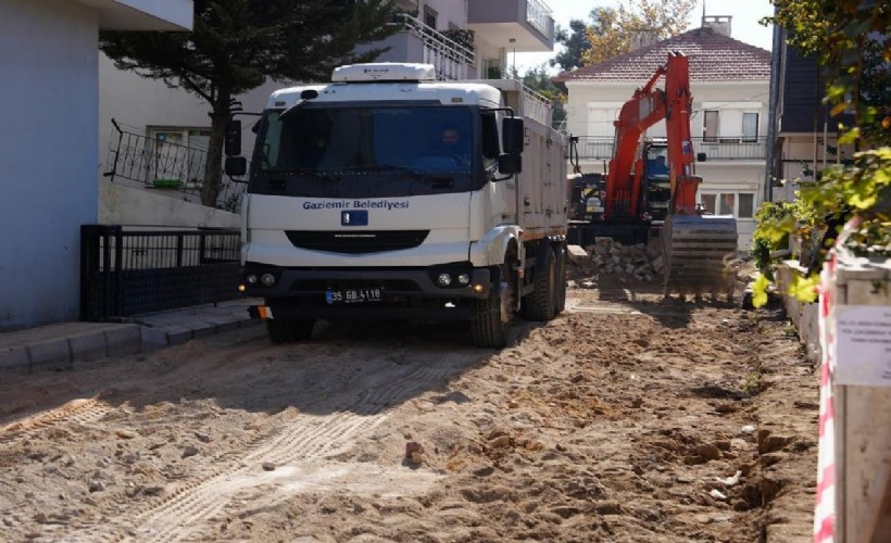 Gaziemir Bülbül Sokak’ta sel ve taşkın sorunu çözüldü