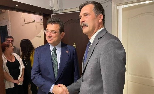 İmamoğlu kayyum atamalarına karşı Erkan Baş'ı ziyaret etti
