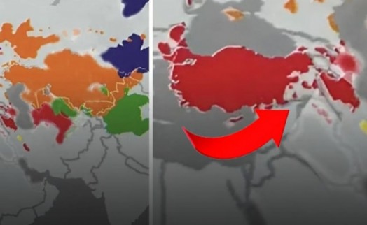 Kapaktaki Türkiye haritası MSB'yi karıştırdı