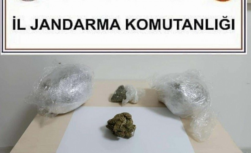 Ormanda 1 kilo skunk ele geçirildi; 3 gözaltı