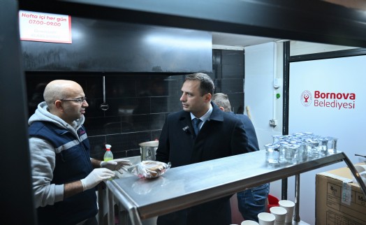 Bornova'da soğuk günlerde sıcacık dayanışma