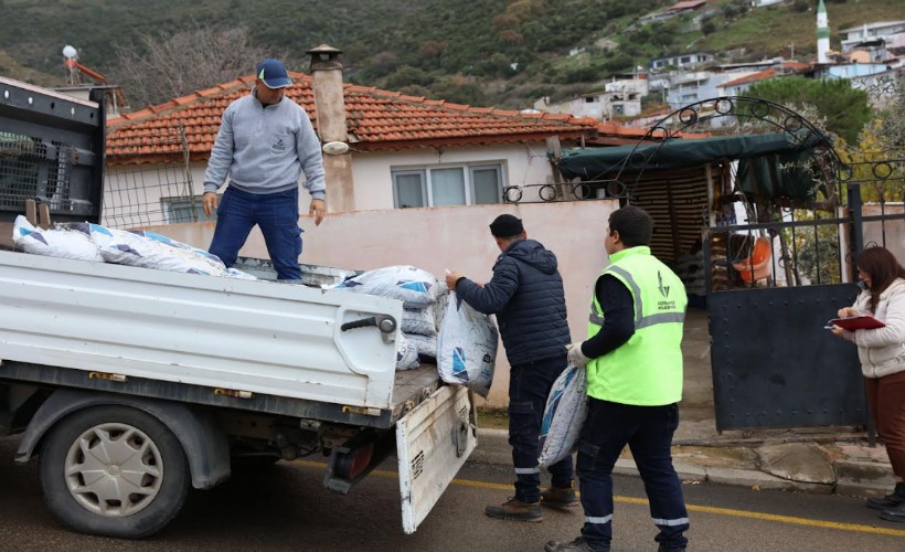 Güzelbahçe Belediyesi’nden kara-kış desteği