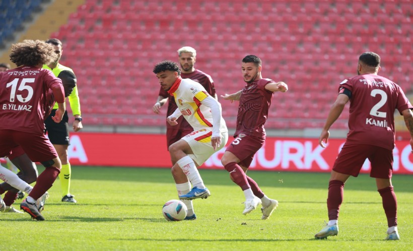 Hatayspor-Göztepe karşılaşması berabere bitti!