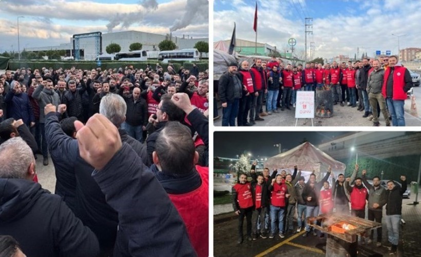 İşçiler yeni yılı grev çadırlarında karşılıyor: 'Tüm işçi sınıfı kazanacak!'