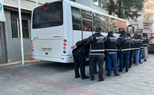 İzmir'de 'Genç Osman' suç örgütüne operasyonda 7 kişi tutuklandı