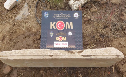 Ödemiş'te tarihi eser operasyonu; 3 gözaltı