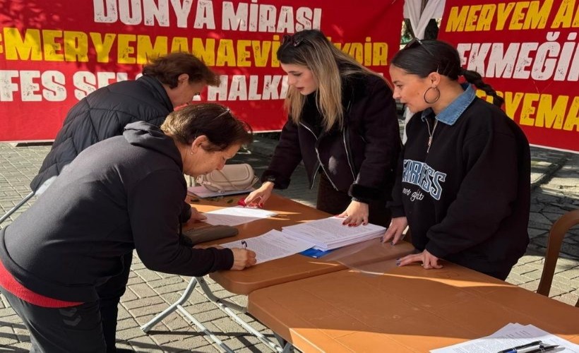 Selçuk Kent Konseyi'den Meryem Ana Otoparkı için imza kampanyası!