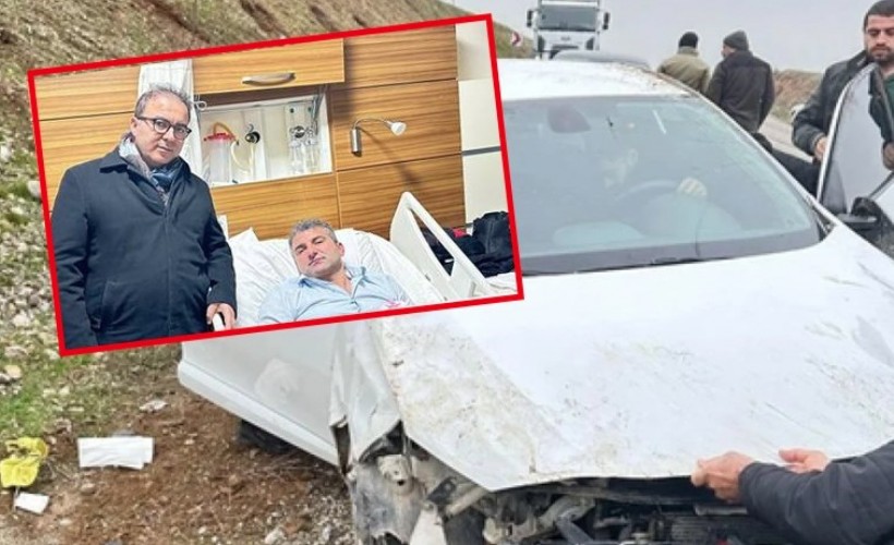 AK Parti ilçe başkanı trafik kazası geçirdi!