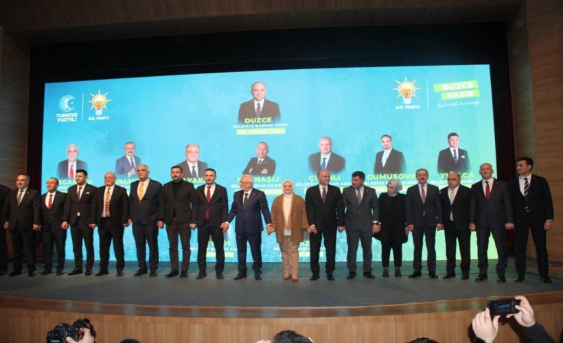 AK Parti’nin Düzce Belediye başkan adayları açıklandı