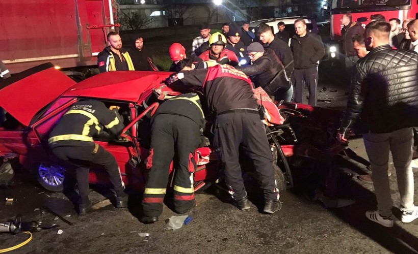 Aydın'da feci kaza: 1 ölü, 3 yaralı