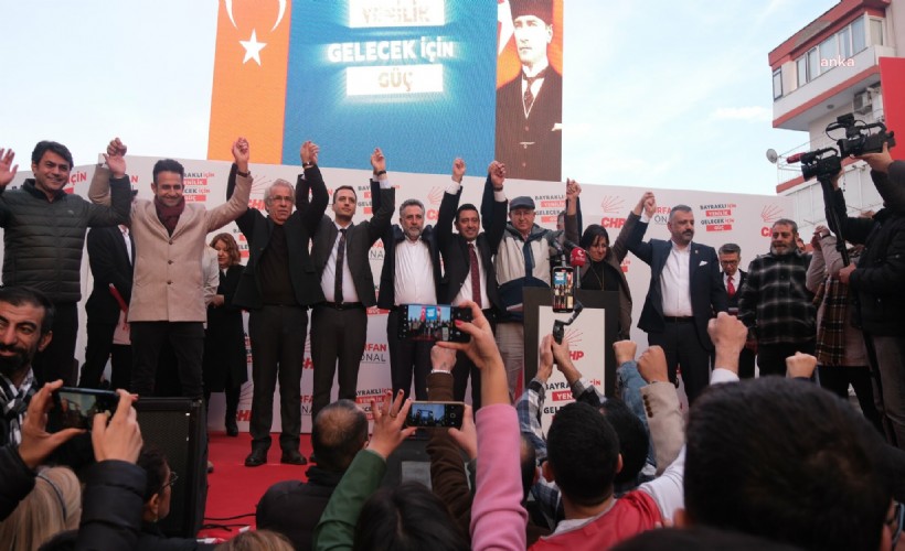 CHP'nin adayı İrfan Önal, Bayraklı'da seçim startını verdi