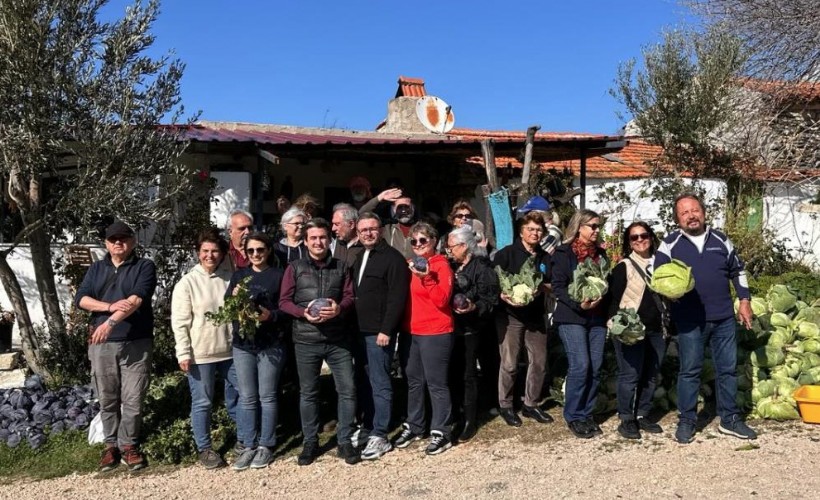 Çeşme'de 'Topluluk Destekli Tarım' projesi hayata geçti