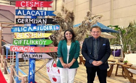 EMİTT Turizm Fuarında Çeşme standına büyük ilgi