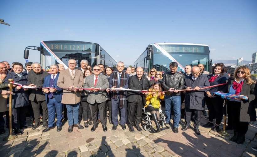 ESHOT'un filosuna 23 yeni otobüs daha kazandırıldı