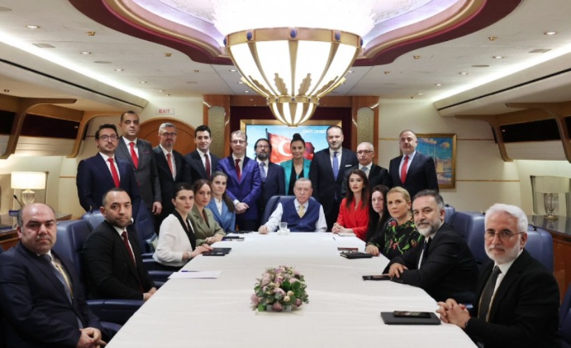 Erdoğan uçakta hem danıştay'ı hem AYM'yi topa tuttu