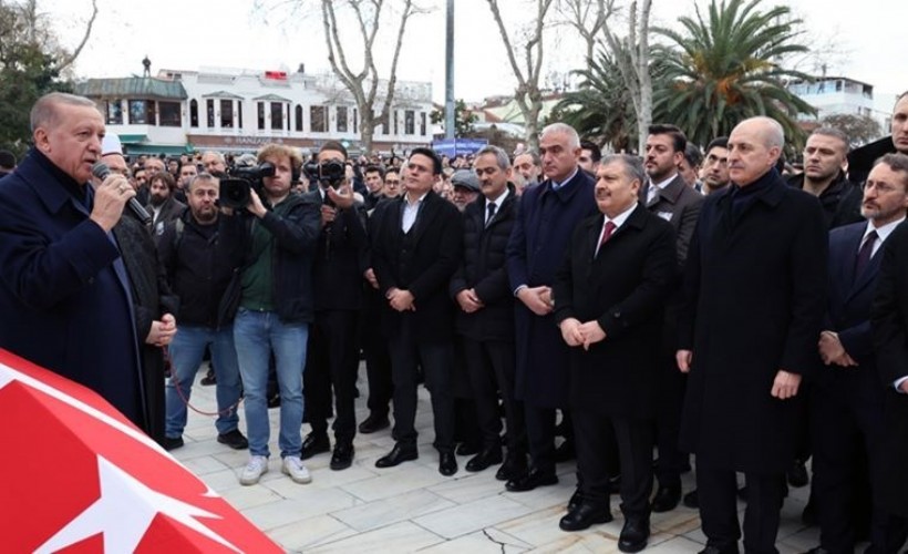 Erdoğan yazar Alev Alatlı'nın cenaze törenine katıldı: 'Bizimle yol arkadaşlığı yapan bir ablamızdı'