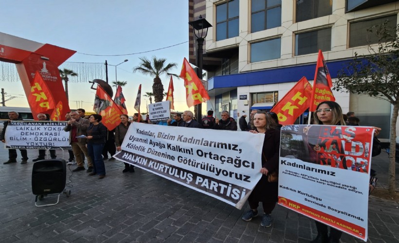 HKP'den İzmir'de eylem: Laikliğe sahip çıkmaya devam edeceğiz