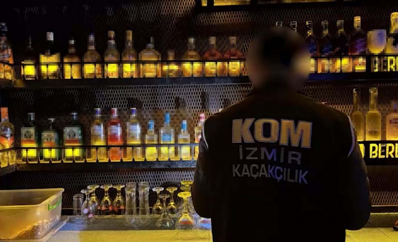İzmir'de kaçak ve sahte içki denetimi