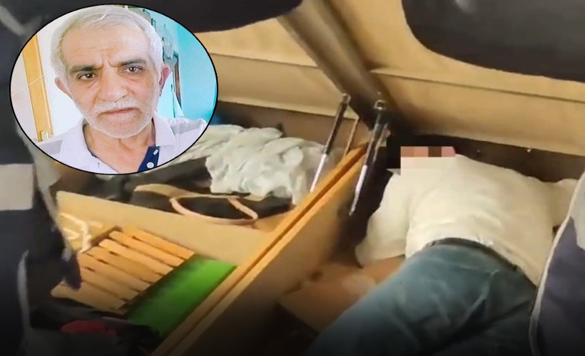 İzmir'de katil yeğen saklandığı yatak odasındaki bazanın içinde yakalandı