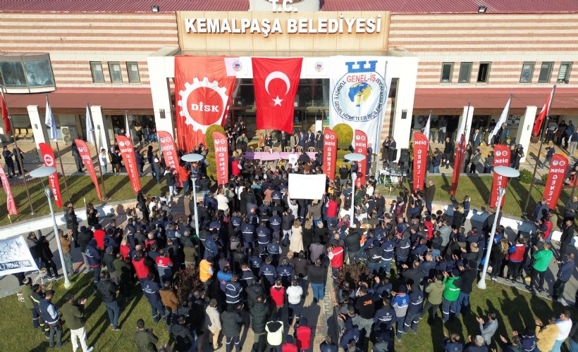 Kemalpaşa'da TİS sevinci: İşçi hakkını aldı