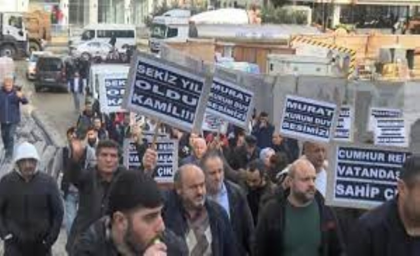 AK Parti önünde protesto: ‘Murat Kurum sözünü tut’