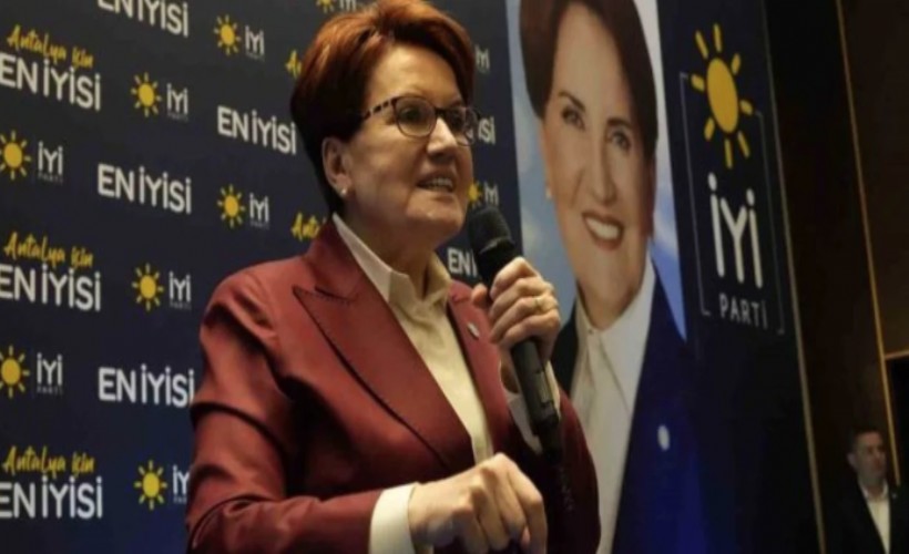 Akşener: Erdoğan, yandaşların vergi borçlarını silerken...