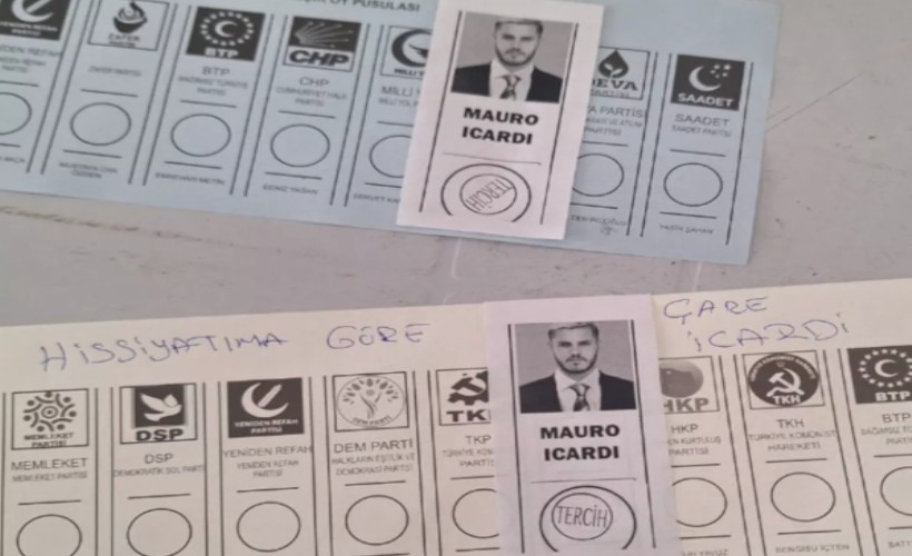 Bir vatandaş, oy pusulasına Galatasaraylı futbolcunun fotoğrafını koydu