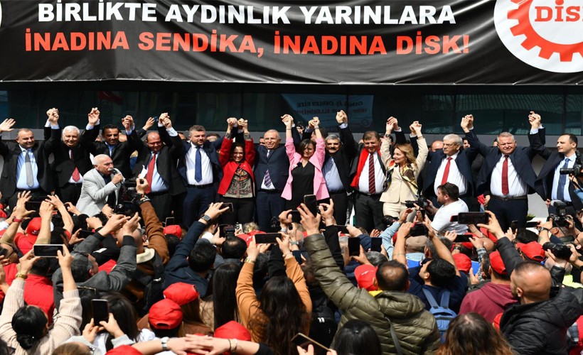 Büyük işçi buluşmasında açıkladılar: DİSK'ten CHP'ye tam destek