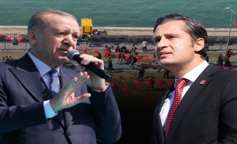 CHP'li Yücel, AK Parti Mitingini paylaştı: Erdoğan konuşuyor, alan boşalıyor!..