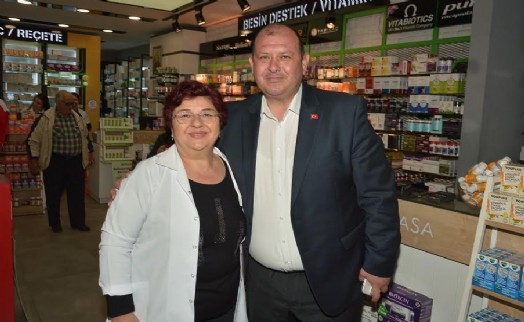 CHP'li Çiçek'ten esnafa ziyaret