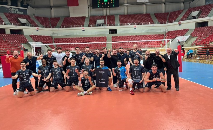 Erkekler voleybolda Altekma ve Milas Belediyespor finalde