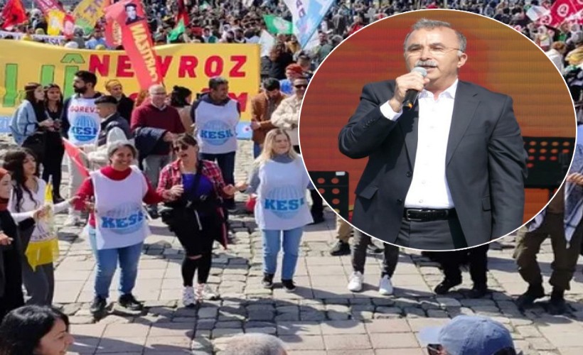 İzmir’de Newroz kutlandı: İbrahim Akın'dan Hamza Dağ'a: Bırak bu işi!..
