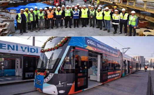 İzmir'de raylı sisteme 40 milyar lirayı aşan yatırım