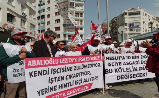 Lezita grevcilerinin direnişi devam ediyor: 'Abalıoğlu Lezita'yı ifşa ediyoruz'