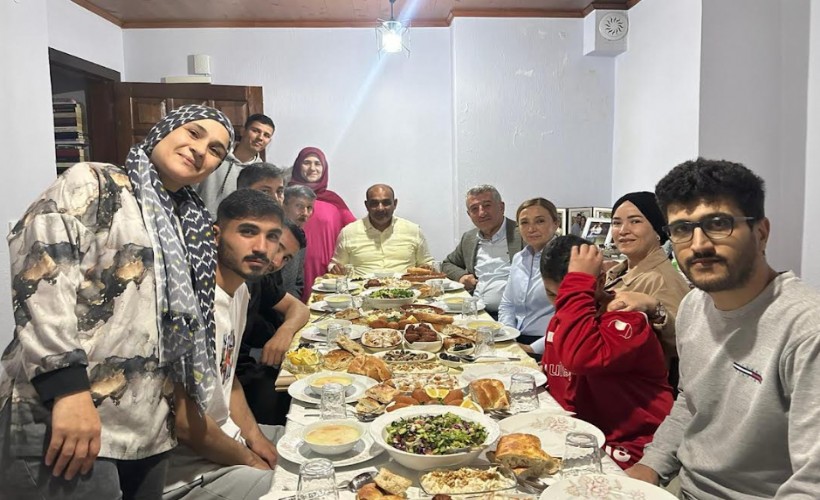 Mustafa Günay, Turan ailesine iftara konuk oldu!
